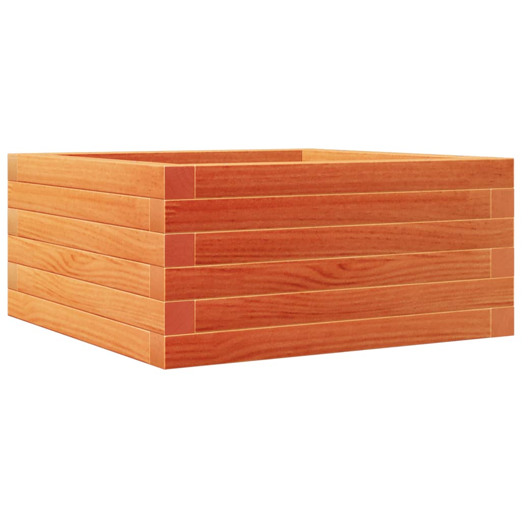 Plantenbak 50x50x23 cm massief grenenhout wasbruin is nu te koop bij PeponiXL, paradijselijk wonen!