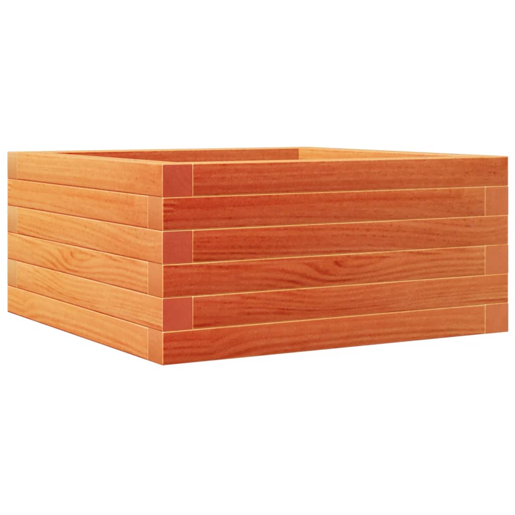 Plantenbak 50x50x23 cm massief grenenhout wasbruin is nu te koop bij PeponiXL, paradijselijk wonen!