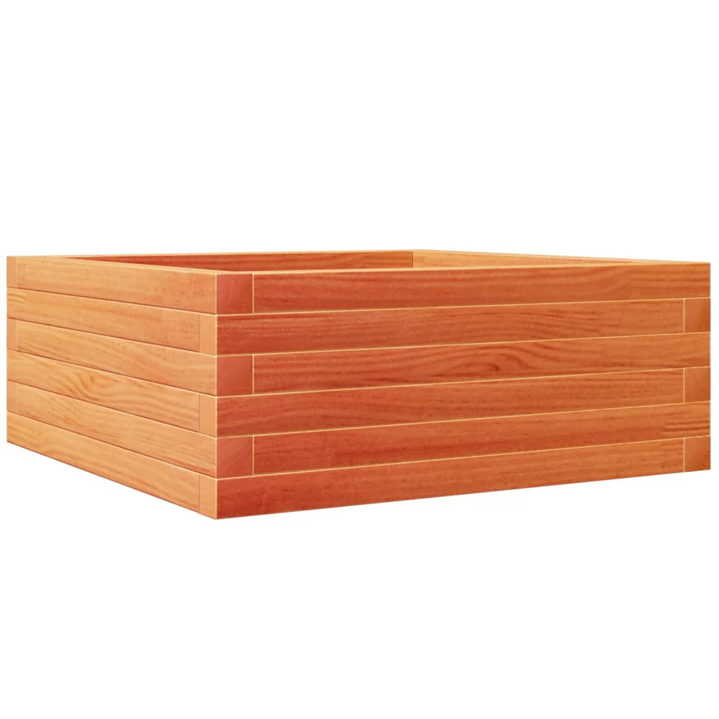 Plantenbak 60x60x23 cm massief grenenhout wasbruin is nu te koop bij PeponiXL, paradijselijk wonen!