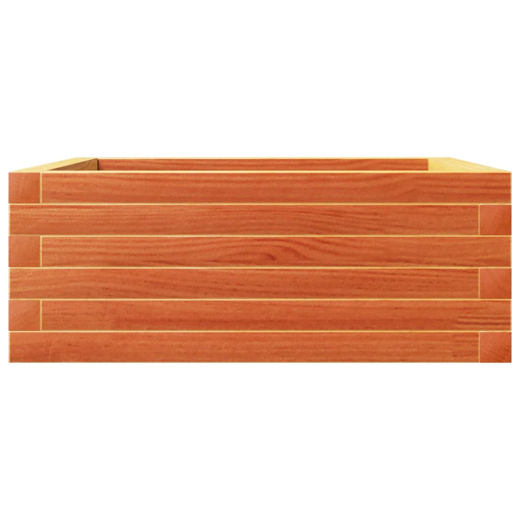 Plantenbak 60x60x23 cm massief grenenhout wasbruin is nu te koop bij PeponiXL, paradijselijk wonen!