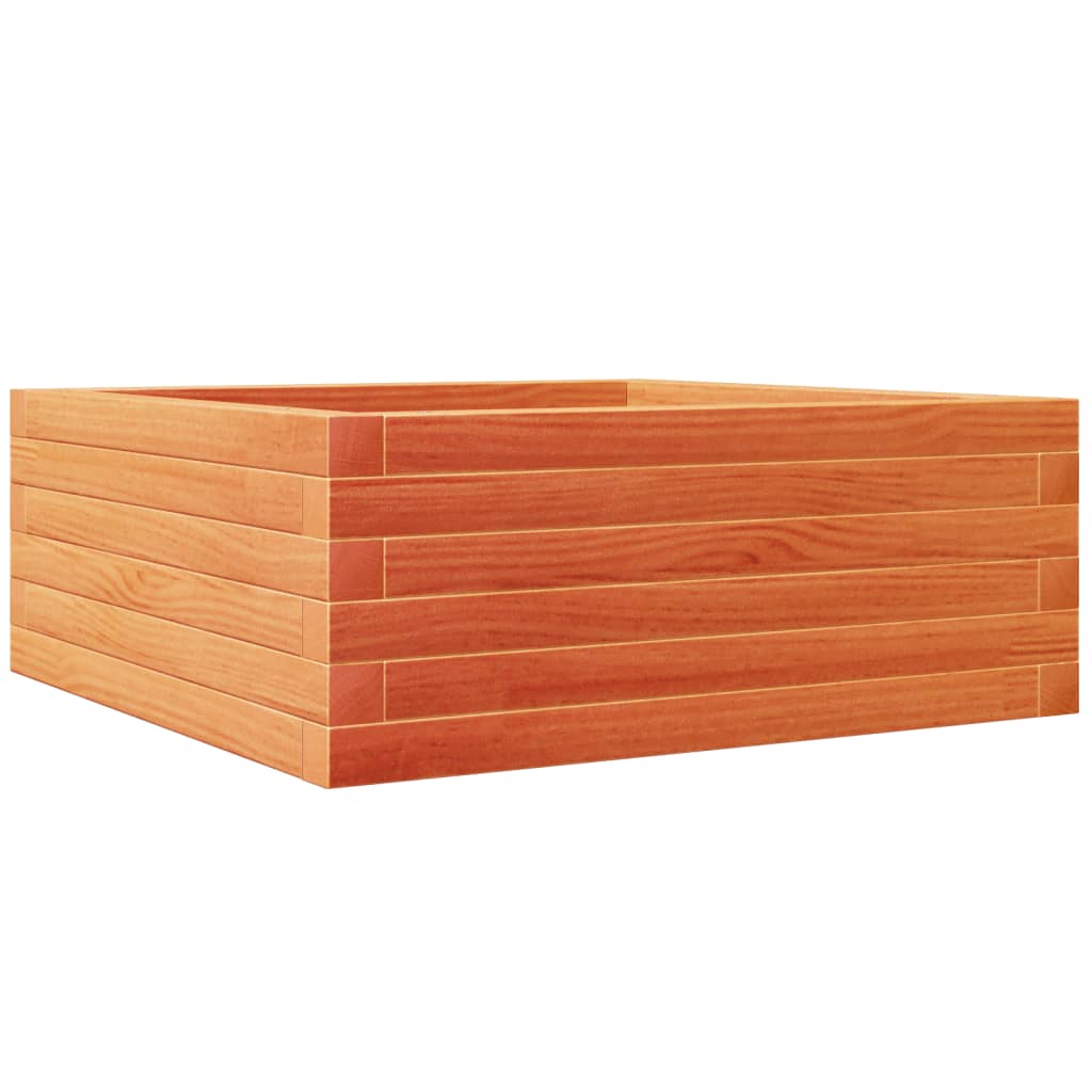 Plantenbak 60x60x23 cm massief grenenhout wasbruin is nu te koop bij PeponiXL, paradijselijk wonen!