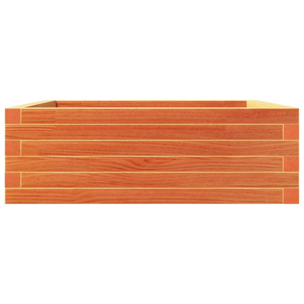 Plantenbak 70x70x23 cm massief grenenhout wasbruin is nu te koop bij PeponiXL, paradijselijk wonen!