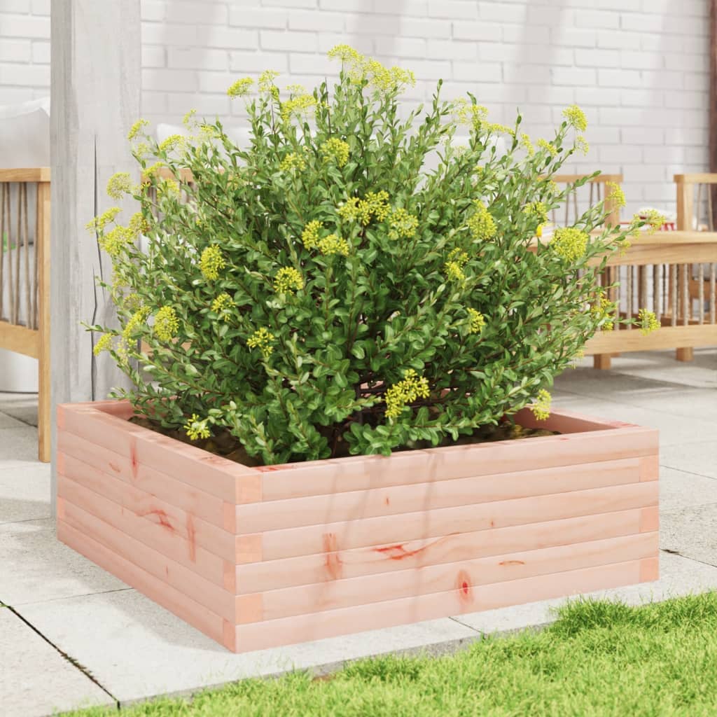 Plantenbak 70x70x23 cm massief douglashout is nu te koop bij PeponiXL, paradijselijk wonen!