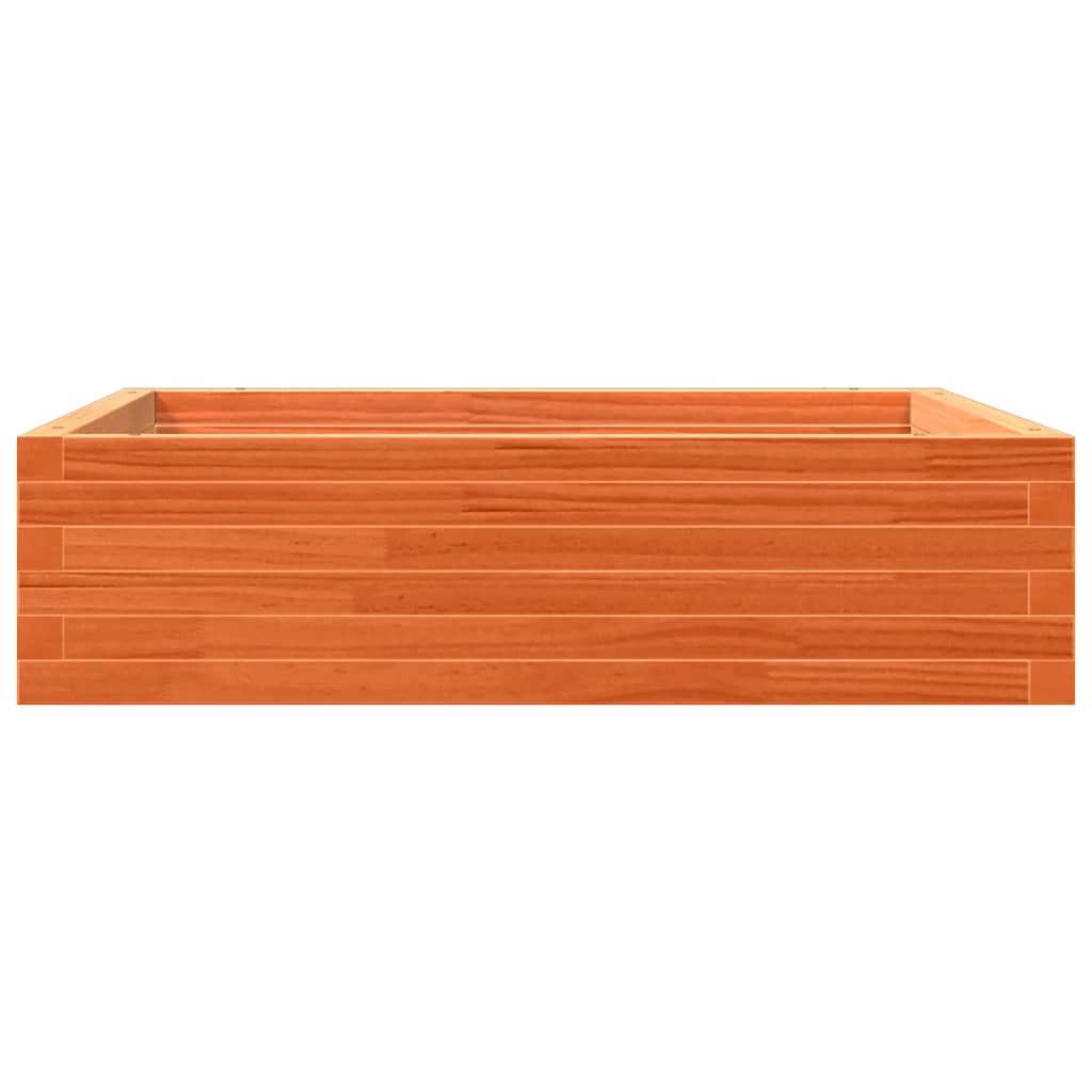 Plantenbak 90x90x23 cm massief grenenhout wasbruin is nu te koop bij PeponiXL, paradijselijk wonen!