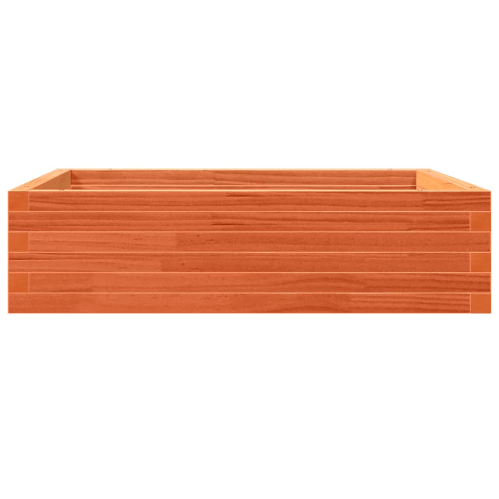 Plantenbak 90x90x23 cm massief grenenhout wasbruin is nu te koop bij PeponiXL, paradijselijk wonen!