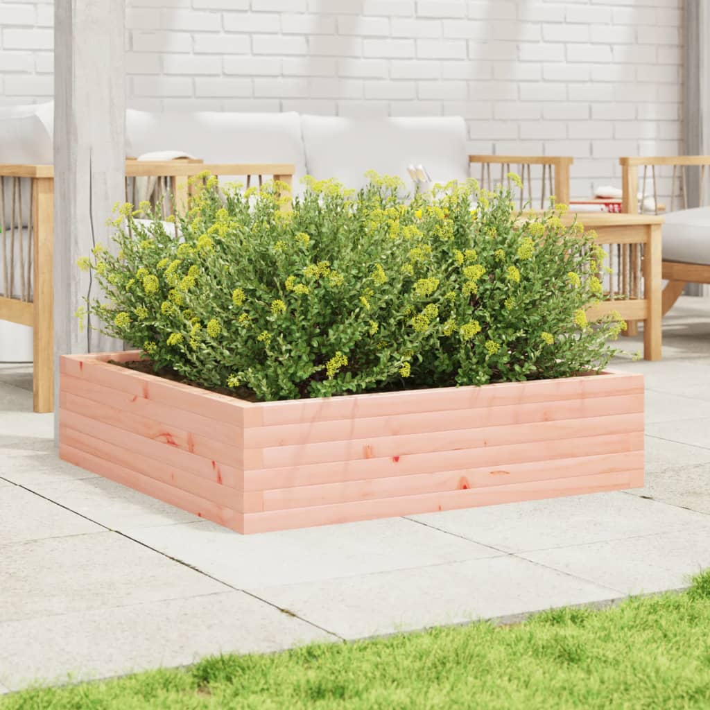 Plantenbak 90x90x23 cm massief douglashout is nu te koop bij PeponiXL, paradijselijk wonen!