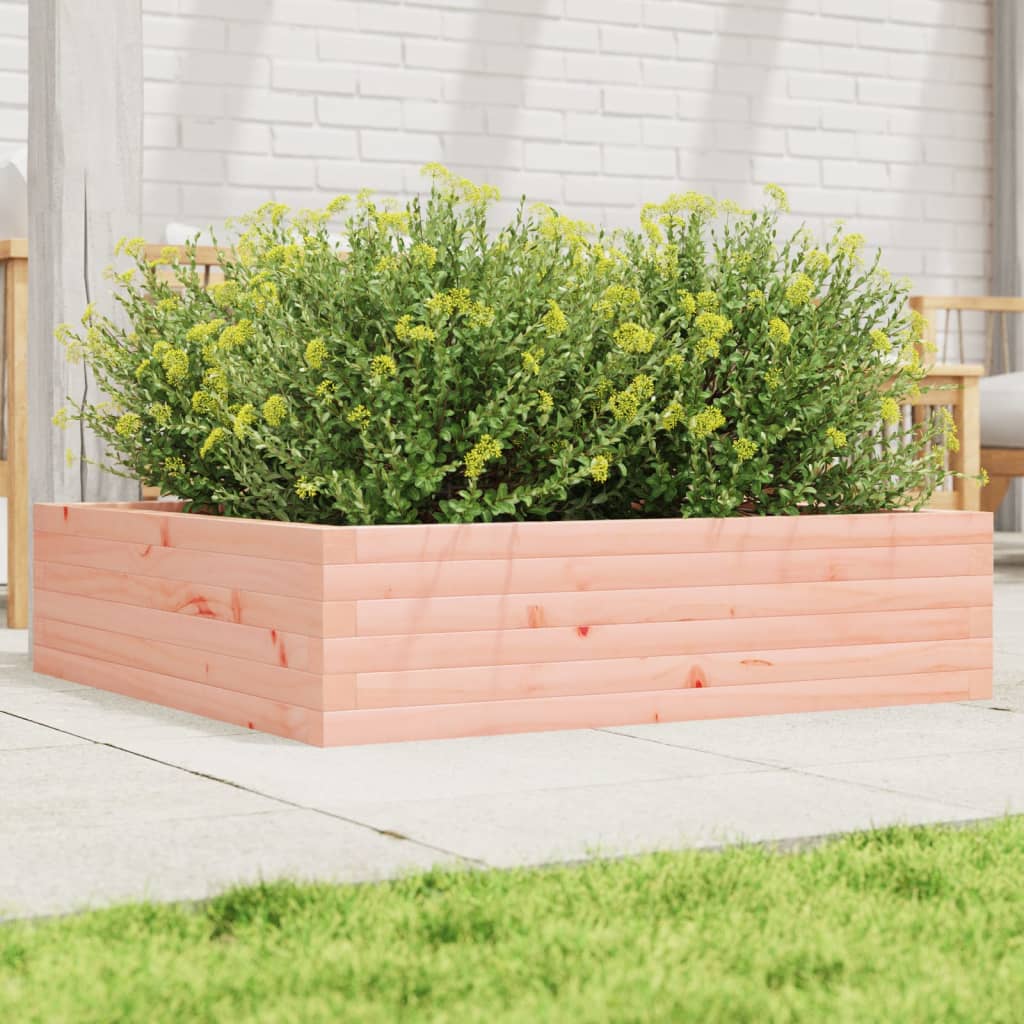 Plantenbak 90x90x23 cm massief douglashout is nu te koop bij PeponiXL, paradijselijk wonen!