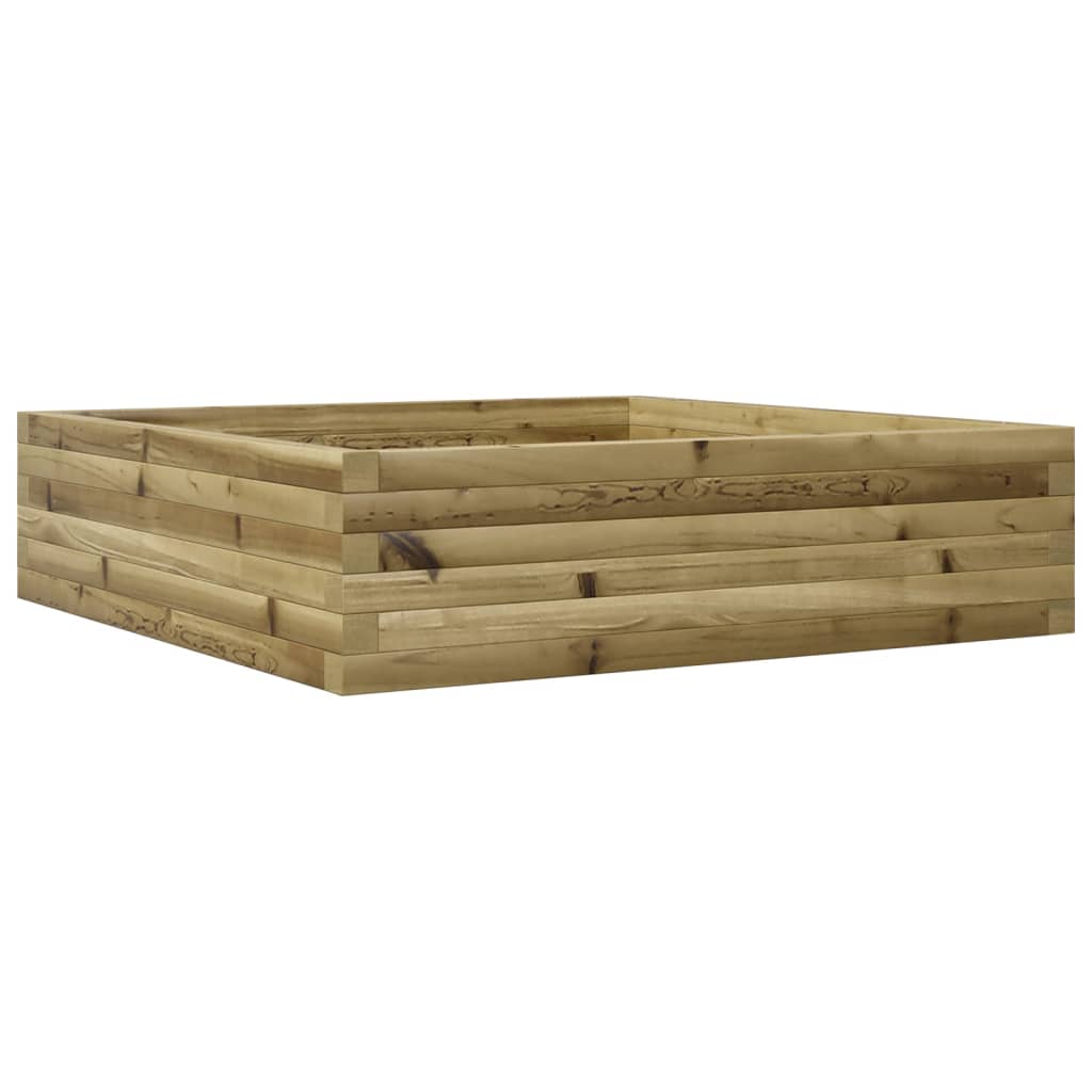 Plantenbak 90x90x23 cm geïmpregneerd grenenhout is nu te koop bij PeponiXL, paradijselijk wonen!
