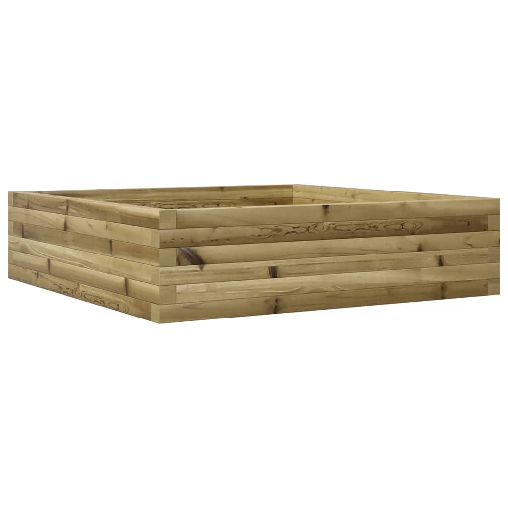 Plantenbak 90x90x23 cm geïmpregneerd grenenhout is nu te koop bij PeponiXL, paradijselijk wonen!