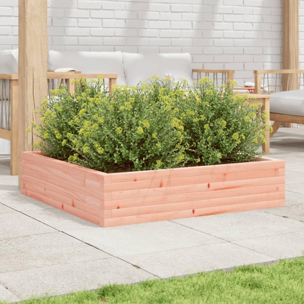 Plantenbak 100x100x23 cm massief douglashout is nu te koop bij PeponiXL, paradijselijk wonen!