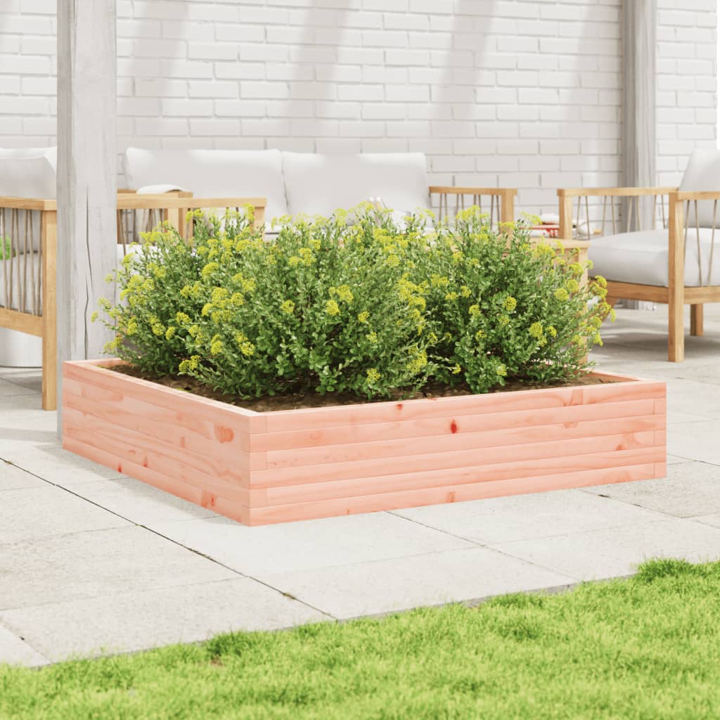Plantenbak 110x110x23 cm massief douglashout is nu te koop bij PeponiXL, paradijselijk wonen!
