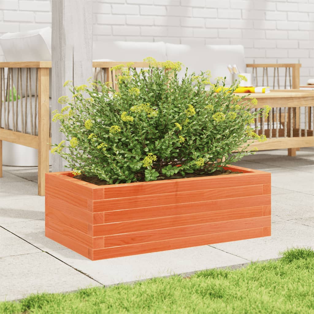 Plantenbak 70x40x23 cm massief grenenhout wasbruin is nu te koop bij PeponiXL, paradijselijk wonen!