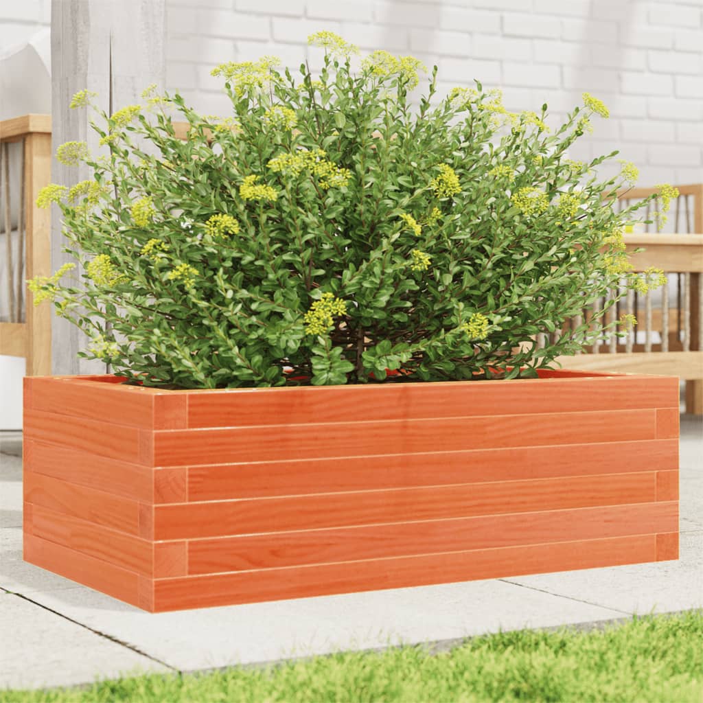 Plantenbak 70x40x23 cm massief grenenhout wasbruin is nu te koop bij PeponiXL, paradijselijk wonen!