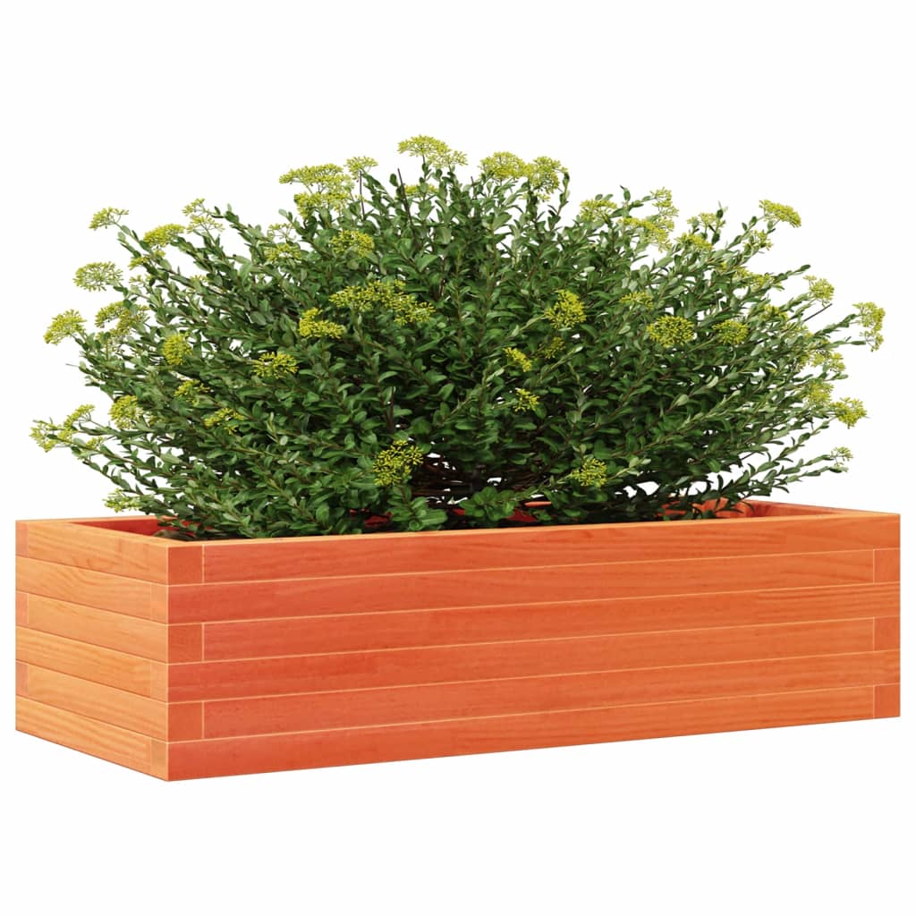 Plantenbak 90x40x23 cm massief grenenhout wasbruin is nu te koop bij PeponiXL, paradijselijk wonen!