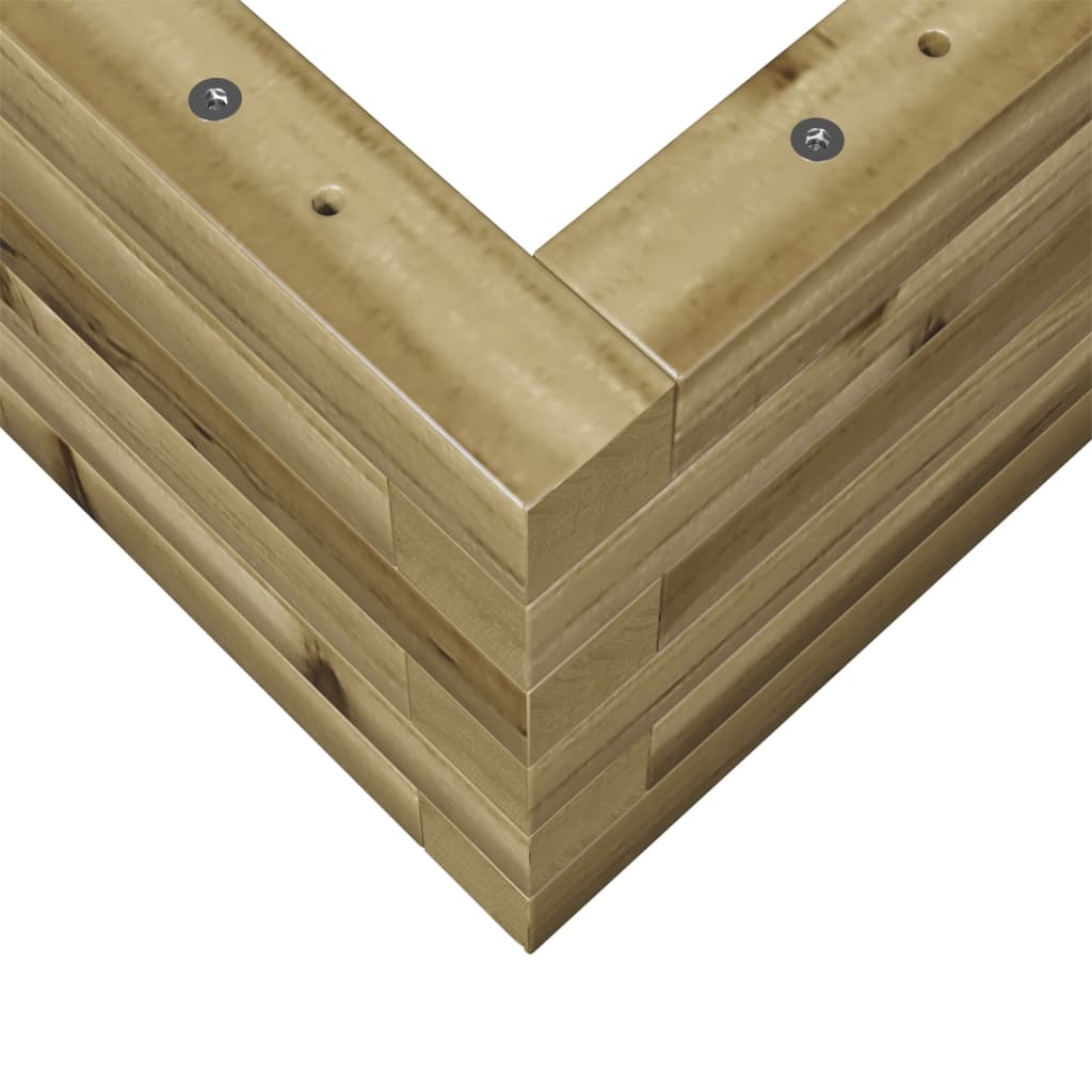 Plantenbak 90x40x23 cm geïmpregneerd grenenhout is nu te koop bij PeponiXL, paradijselijk wonen!