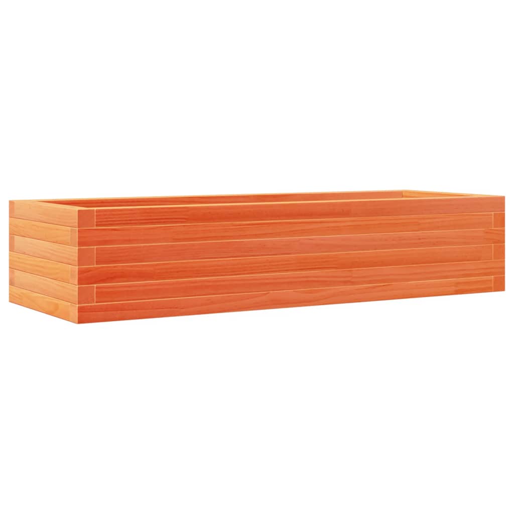Plantenbak 110x40x23 cm massief grenenhout wasbruin is nu te koop bij PeponiXL, paradijselijk wonen!
