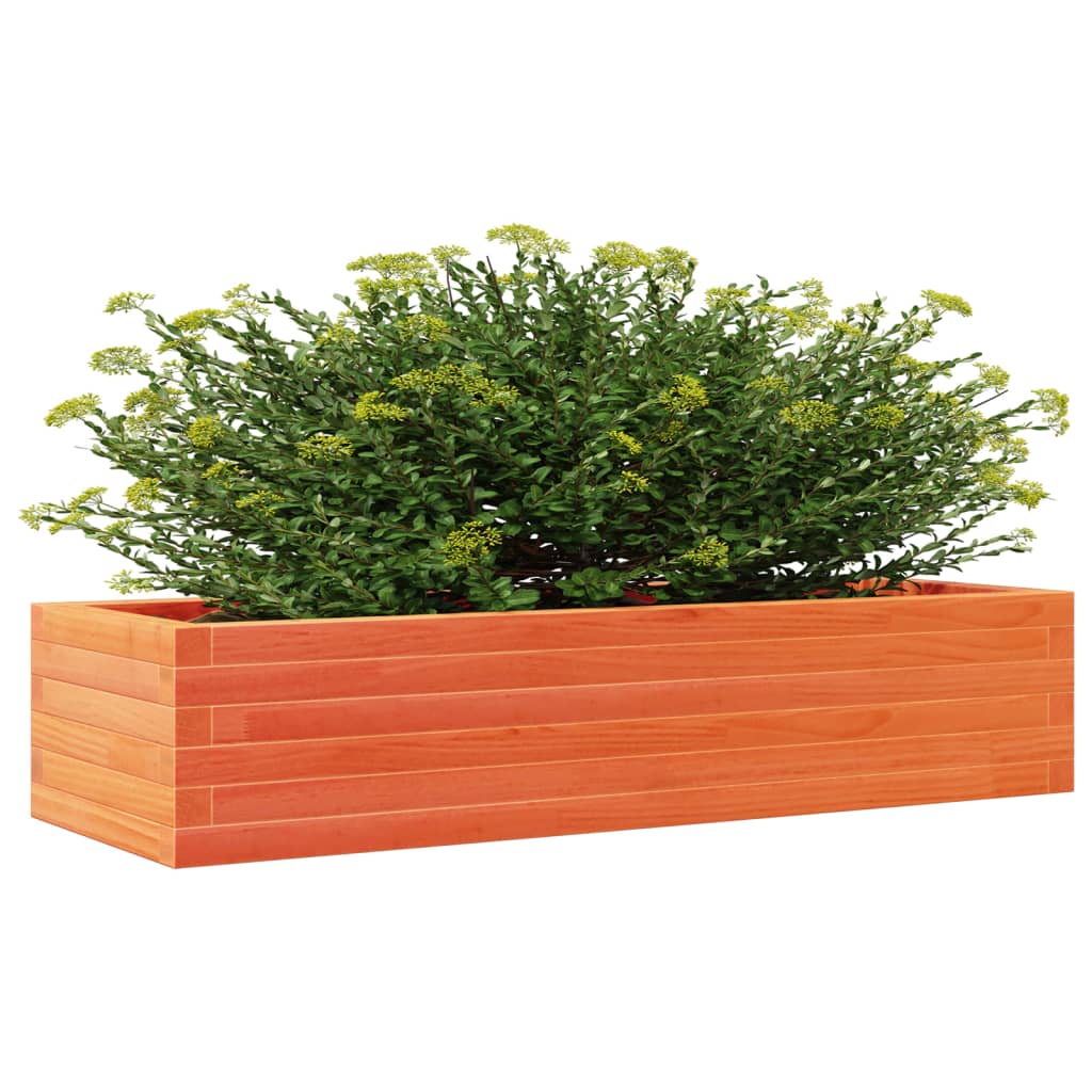 Plantenbak 110x40x23 cm massief grenenhout wasbruin is nu te koop bij PeponiXL, paradijselijk wonen!