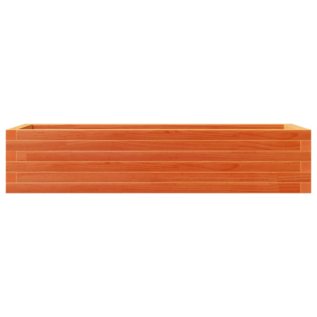 Plantenbak 110x40x23 cm massief grenenhout wasbruin is nu te koop bij PeponiXL, paradijselijk wonen!