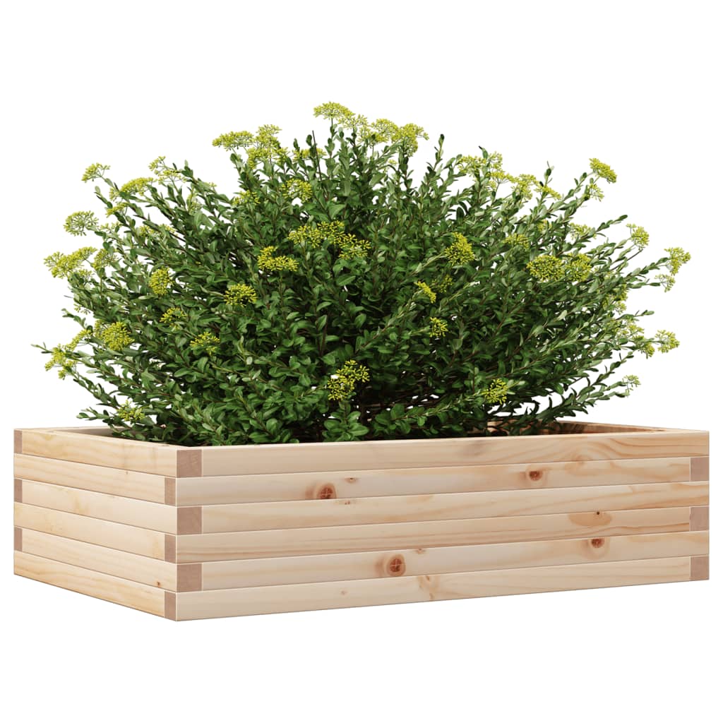 Plantenbak 90x60x23 cm massief grenenhout is nu te koop bij PeponiXL, paradijselijk wonen!