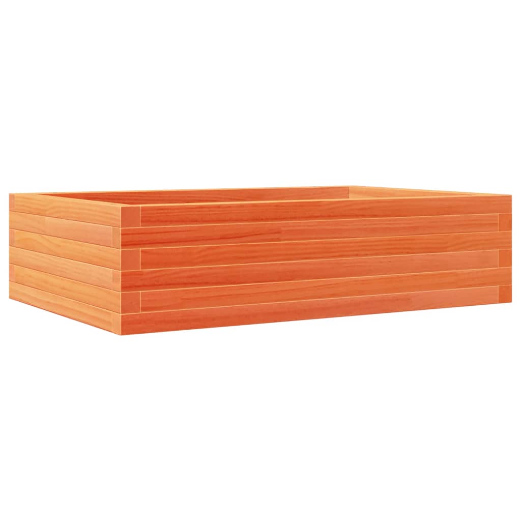 Plantenbak 90x60x23 cm massief grenenhout wasbruin is nu te koop bij PeponiXL, paradijselijk wonen!