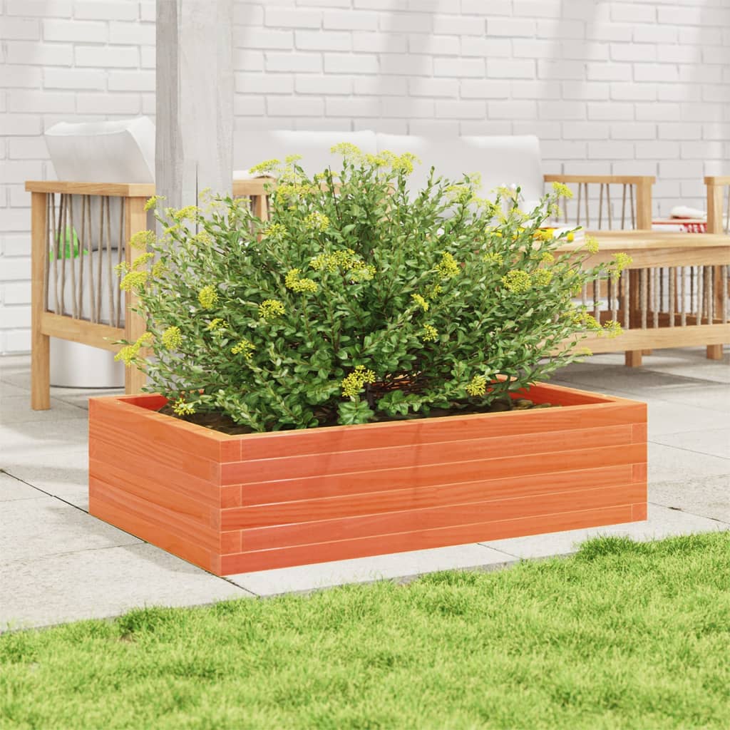 Plantenbak 90x60x23 cm massief grenenhout wasbruin is nu te koop bij PeponiXL, paradijselijk wonen!