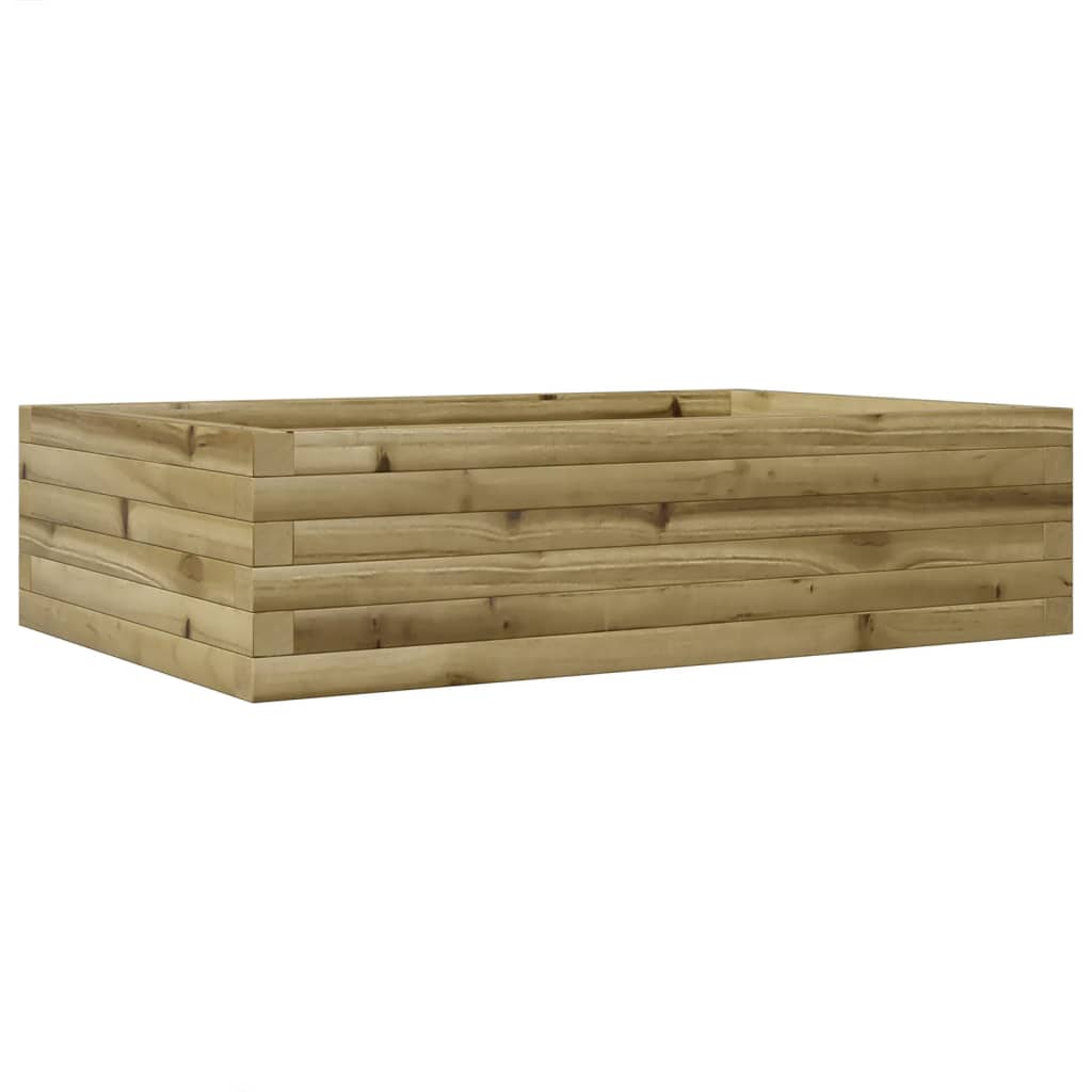 Plantenbak 90x60x23 cm geïmpregneerd grenenhout is nu te koop bij PeponiXL, paradijselijk wonen!