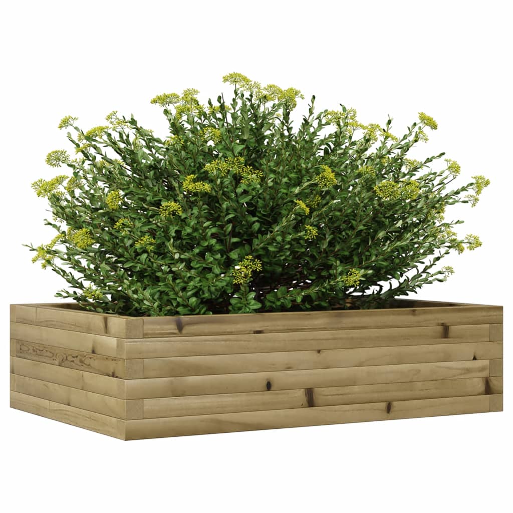 Plantenbak 90x60x23 cm geïmpregneerd grenenhout is nu te koop bij PeponiXL, paradijselijk wonen!