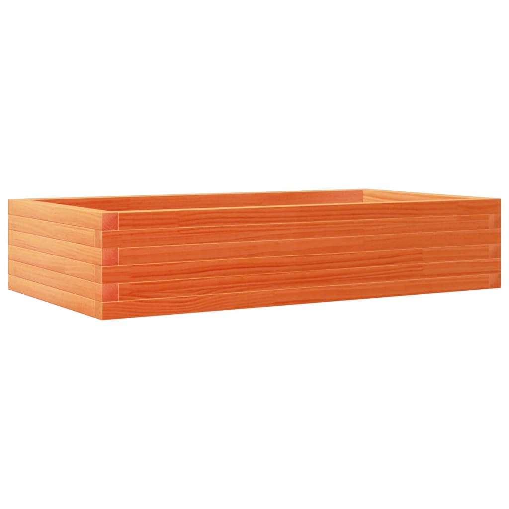 Plantenbak 110x60x23 cm massief grenenhout wasbruin is nu te koop bij PeponiXL, paradijselijk wonen!