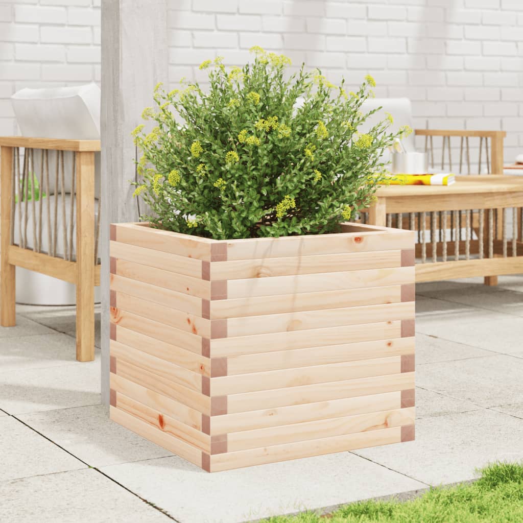 Plantenbak 50x50x45,5 cm massief grenenhout is nu te koop bij PeponiXL, paradijselijk wonen!