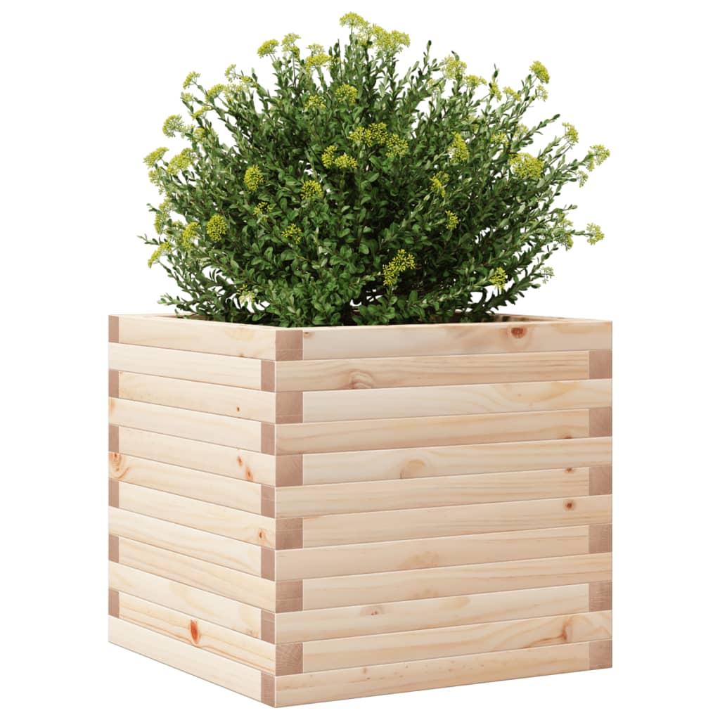 Plantenbak 50x50x45,5 cm massief grenenhout is nu te koop bij PeponiXL, paradijselijk wonen!