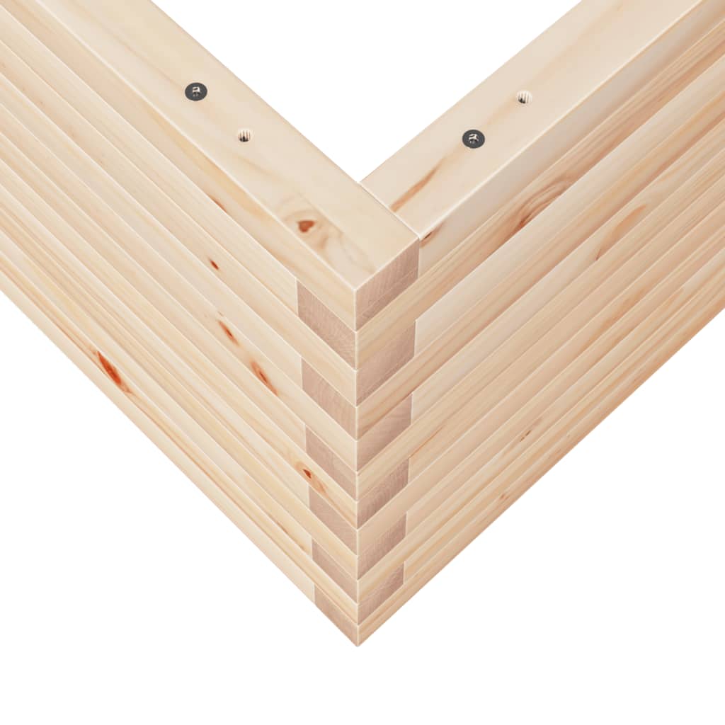 Plantenbak 50x50x45,5 cm massief grenenhout is nu te koop bij PeponiXL, paradijselijk wonen!