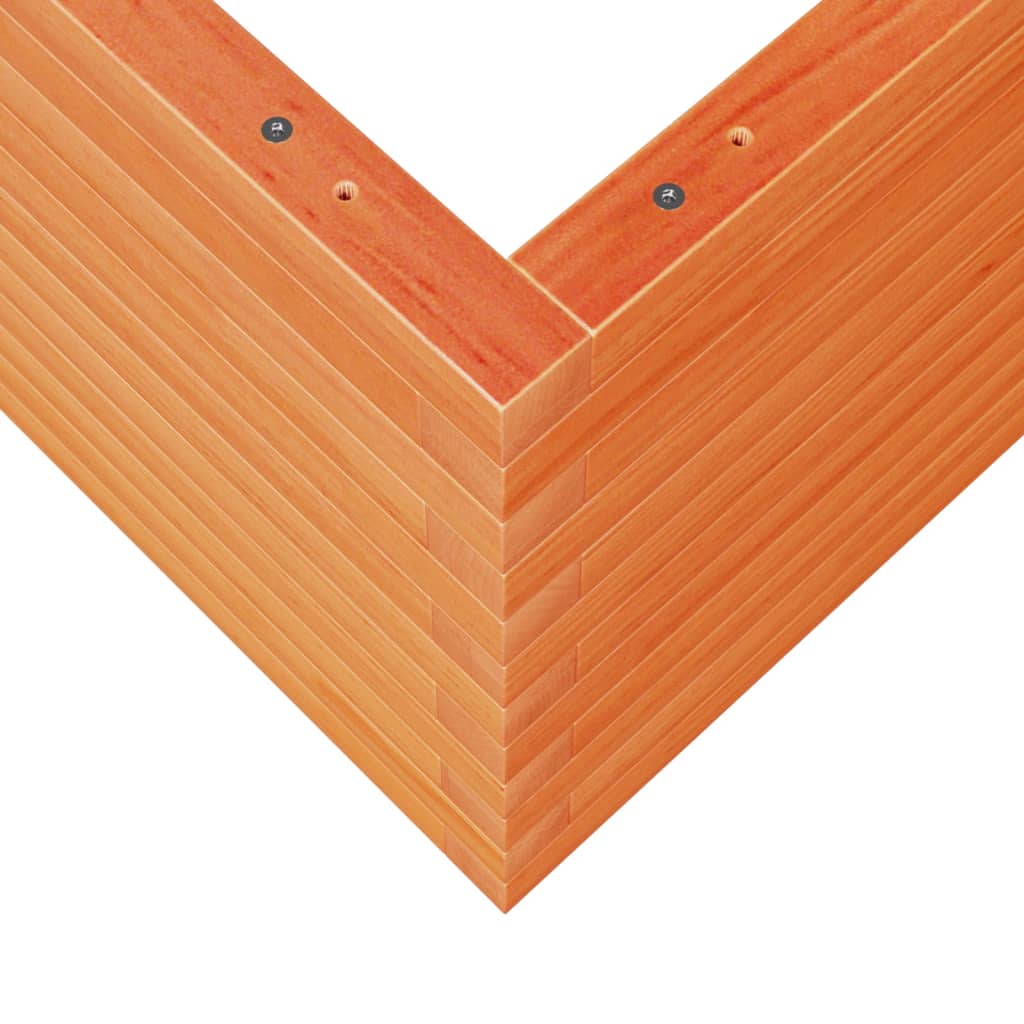 Plantenbak 50x50x45,5 cm massief grenenhout wasbruin is nu te koop bij PeponiXL, paradijselijk wonen!