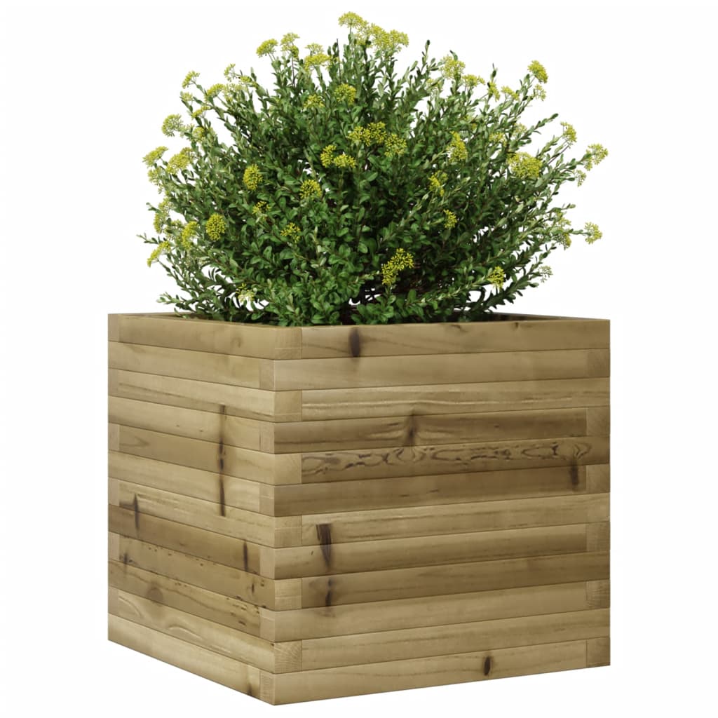 Plantenbak 50x50x45,5 cm geïmpregneerd grenenhout is nu te koop bij PeponiXL, paradijselijk wonen!