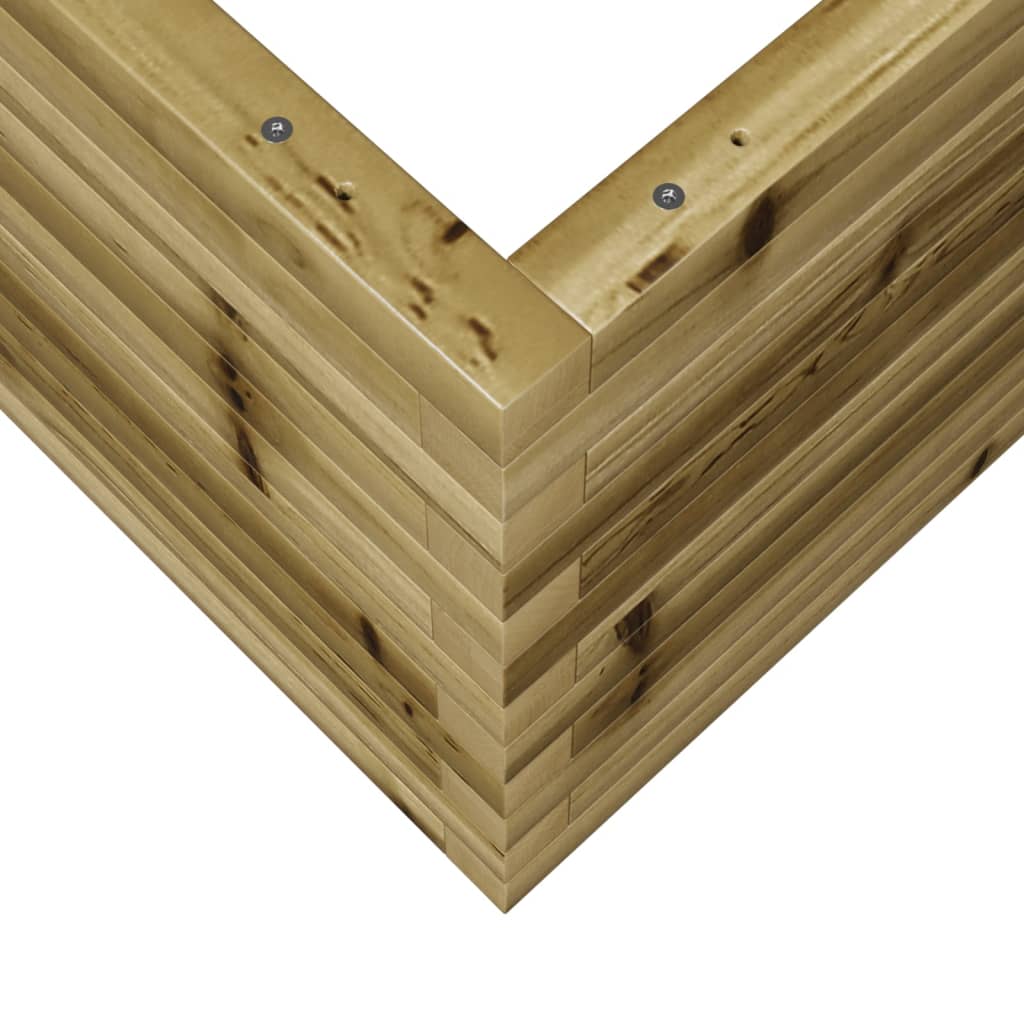 Plantenbak 50x50x45,5 cm geïmpregneerd grenenhout is nu te koop bij PeponiXL, paradijselijk wonen!