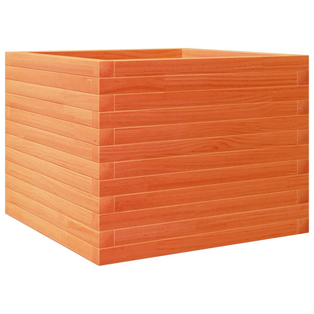 Plantenbak 60x60x45,5 cm massief grenenhout wasbruin is nu te koop bij PeponiXL, paradijselijk wonen!