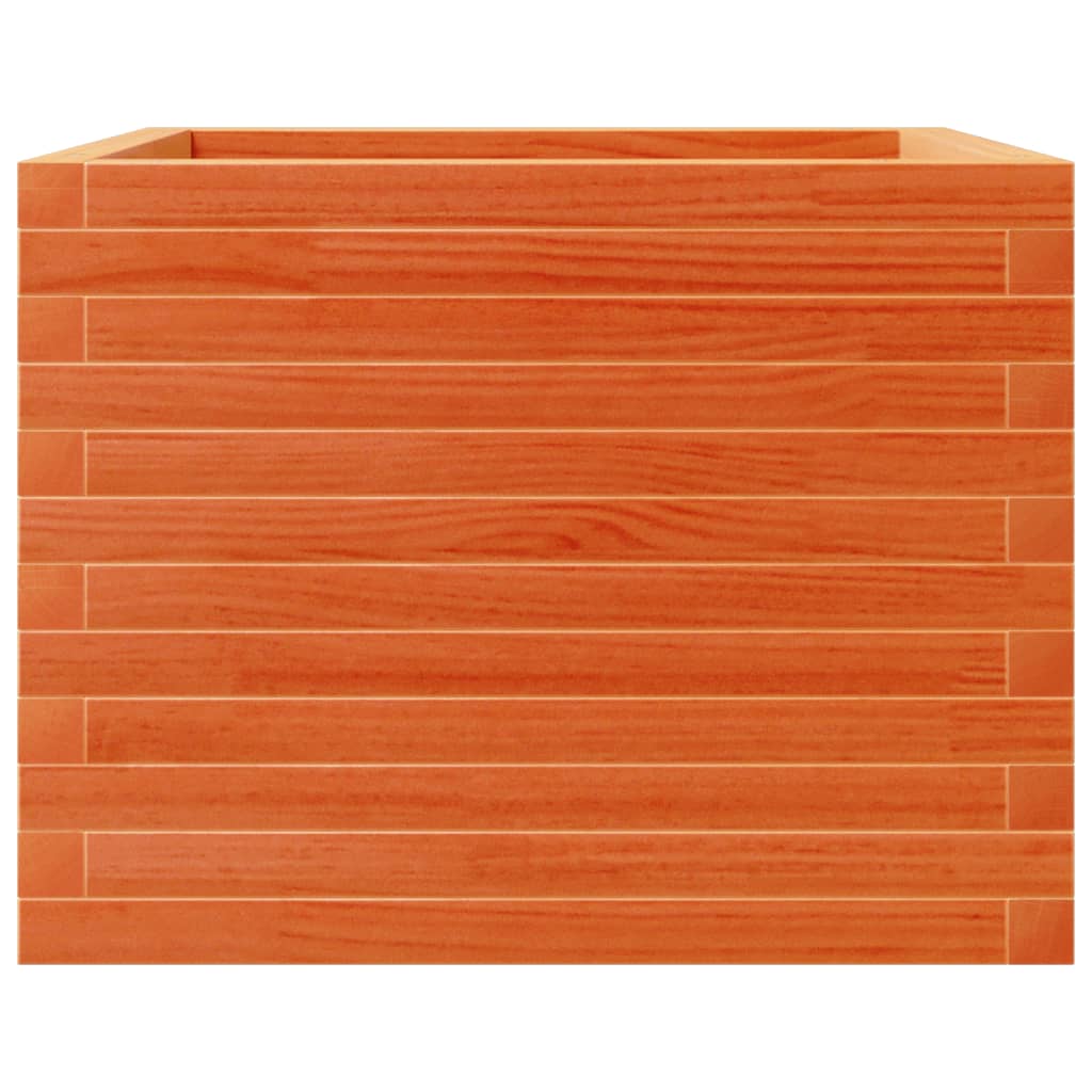 Plantenbak 60x60x45,5 cm massief grenenhout wasbruin is nu te koop bij PeponiXL, paradijselijk wonen!