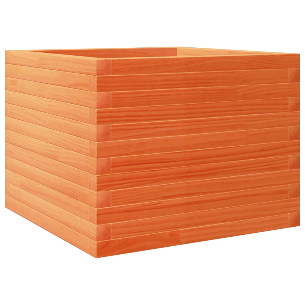 Plantenbak 60x60x45,5 cm massief grenenhout wasbruin is nu te koop bij PeponiXL, paradijselijk wonen!