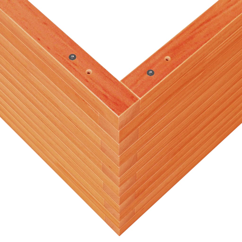 Plantenbak 60x60x45,5 cm massief grenenhout wasbruin is nu te koop bij PeponiXL, paradijselijk wonen!