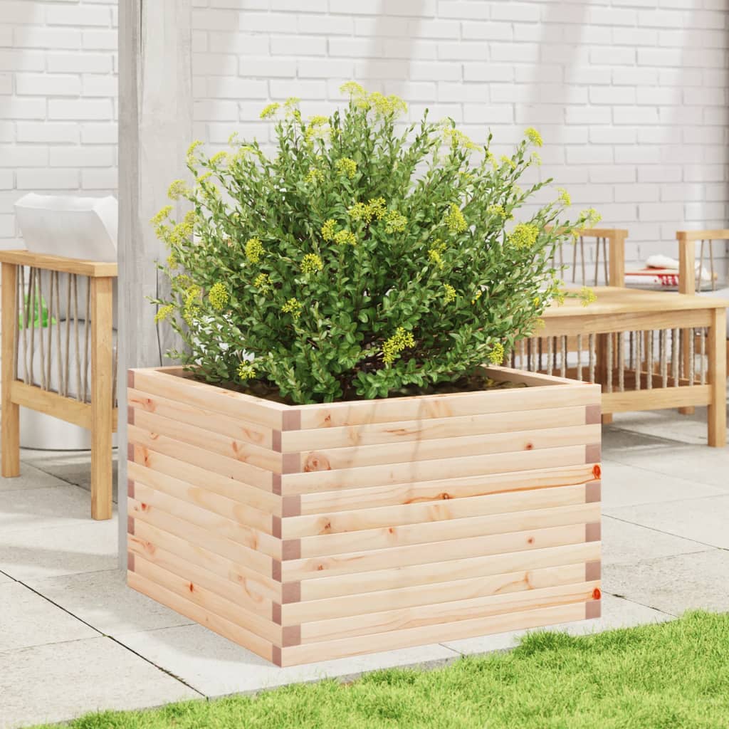 Plantenbak 70x70x45,5 cm massief grenenhout is nu te koop bij PeponiXL, paradijselijk wonen!