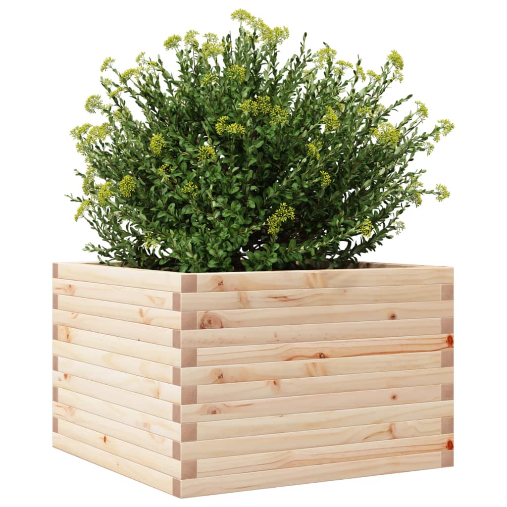 Plantenbak 70x70x45,5 cm massief grenenhout is nu te koop bij PeponiXL, paradijselijk wonen!