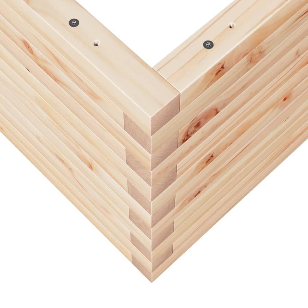 Plantenbak 70x70x45,5 cm massief grenenhout is nu te koop bij PeponiXL, paradijselijk wonen!