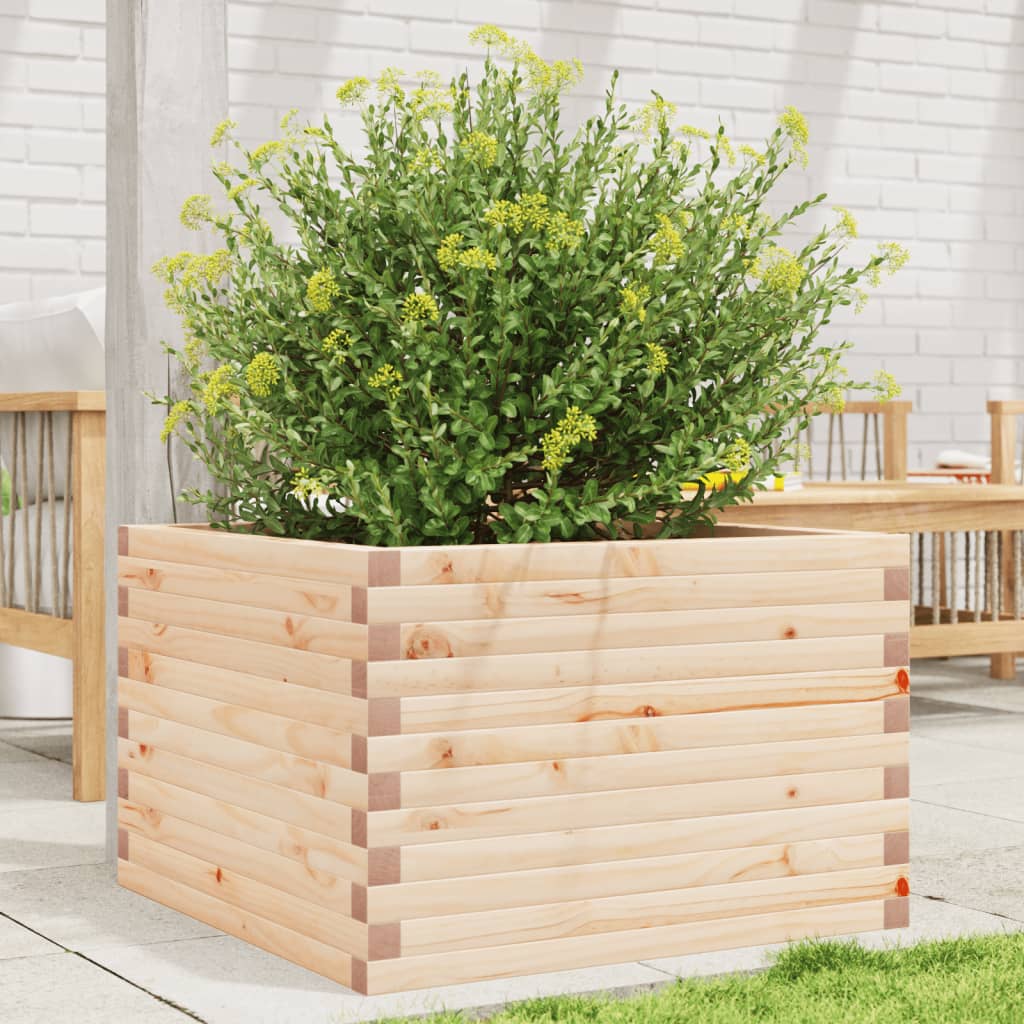Plantenbak 70x70x45,5 cm massief grenenhout is nu te koop bij PeponiXL, paradijselijk wonen!