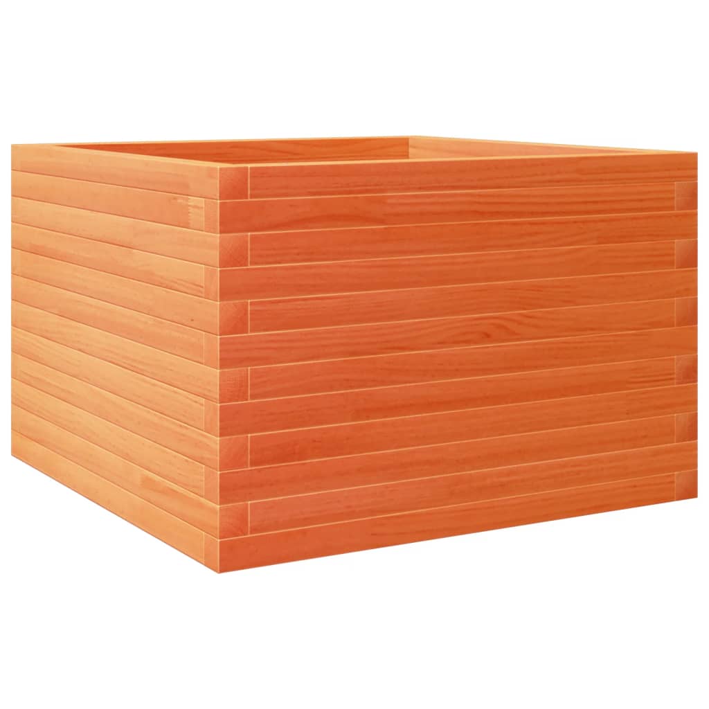 Plantenbak 70x70x45,5 cm massief grenenhout wasbruin is nu te koop bij PeponiXL, paradijselijk wonen!
