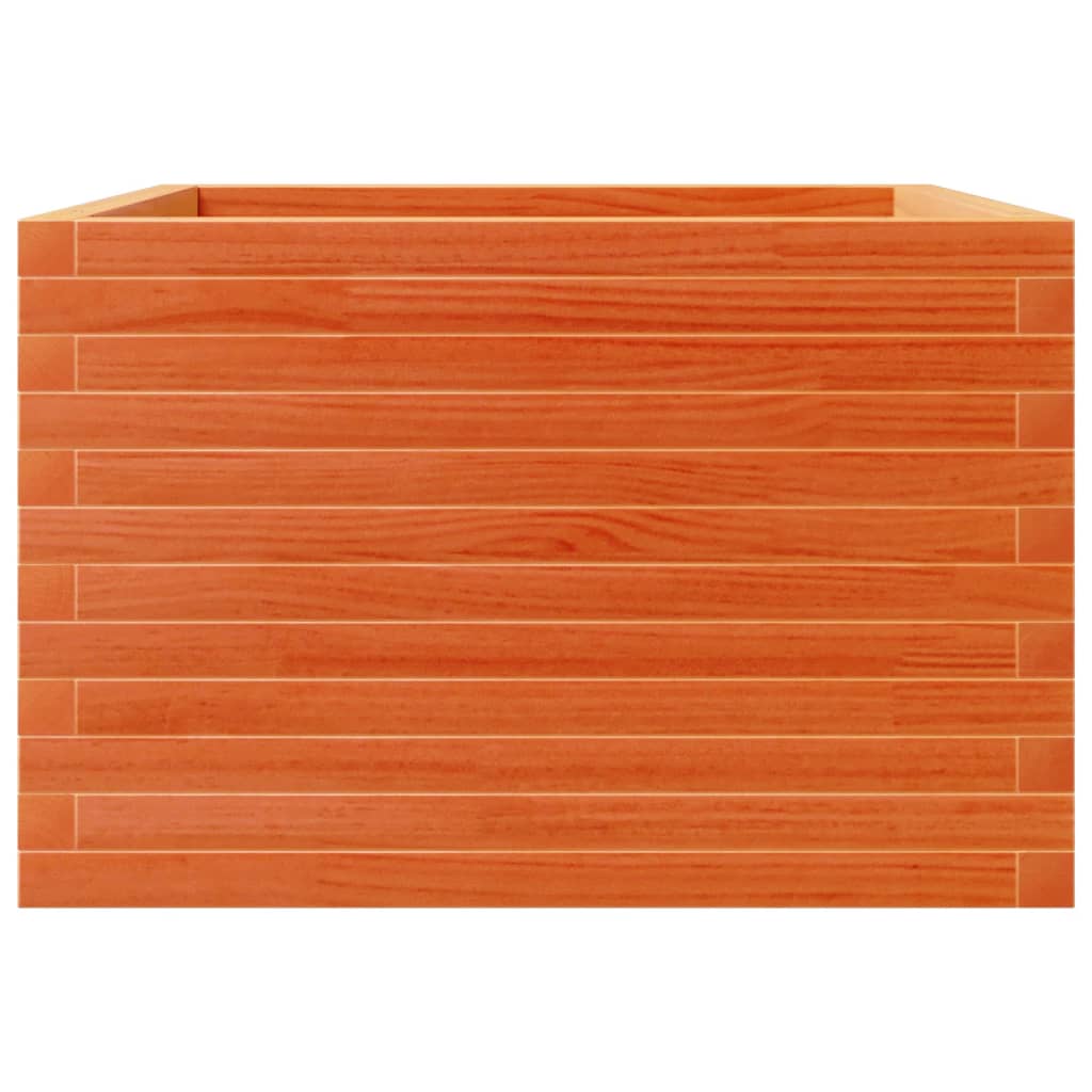 Plantenbak 70x70x45,5 cm massief grenenhout wasbruin is nu te koop bij PeponiXL, paradijselijk wonen!