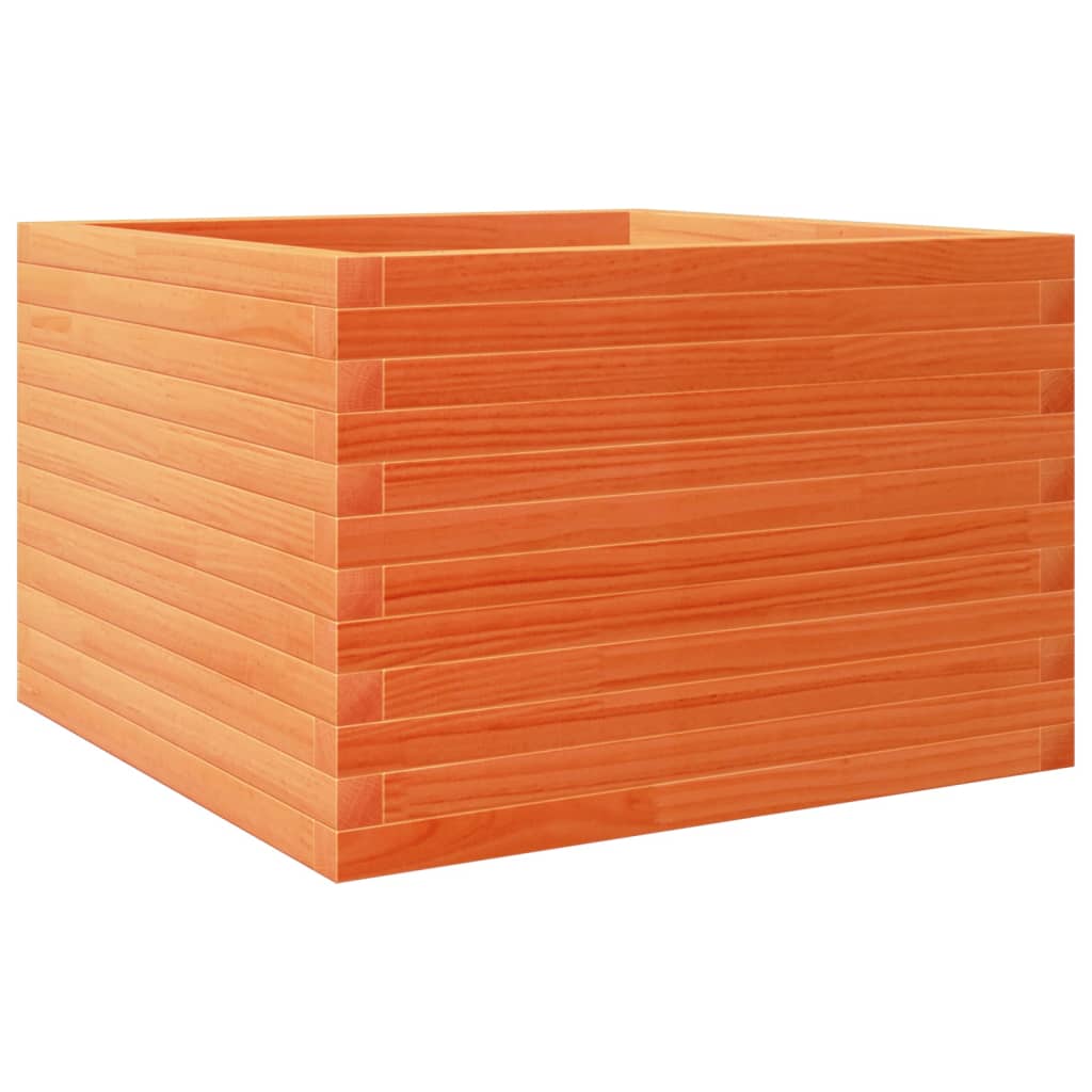 Plantenbak 70x70x45,5 cm massief grenenhout wasbruin is nu te koop bij PeponiXL, paradijselijk wonen!