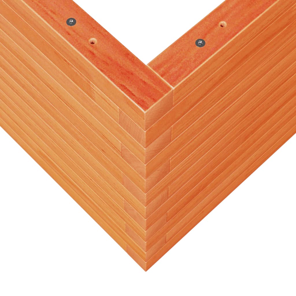 Plantenbak 70x70x45,5 cm massief grenenhout wasbruin is nu te koop bij PeponiXL, paradijselijk wonen!