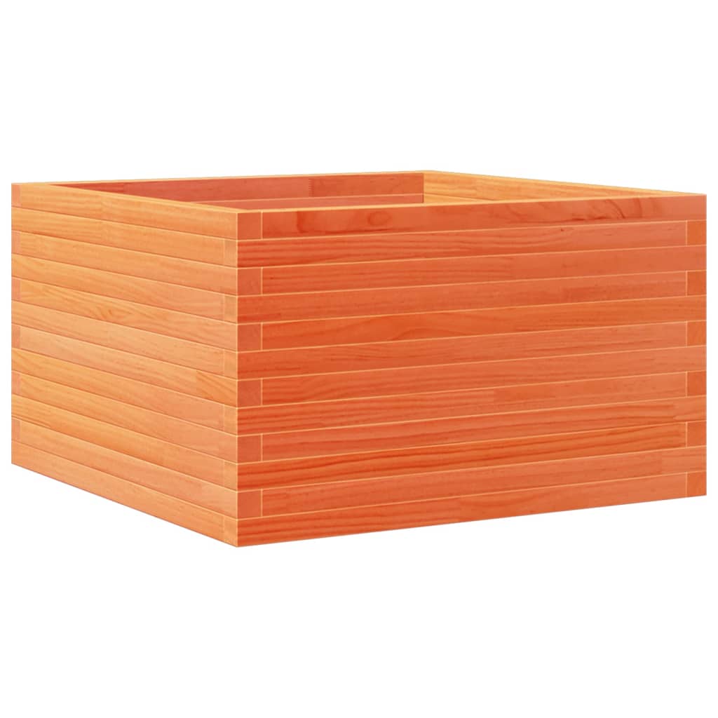 Plantenbak 80x80x45,5 cm massief grenenhout wasbruin is nu te koop bij PeponiXL, paradijselijk wonen!