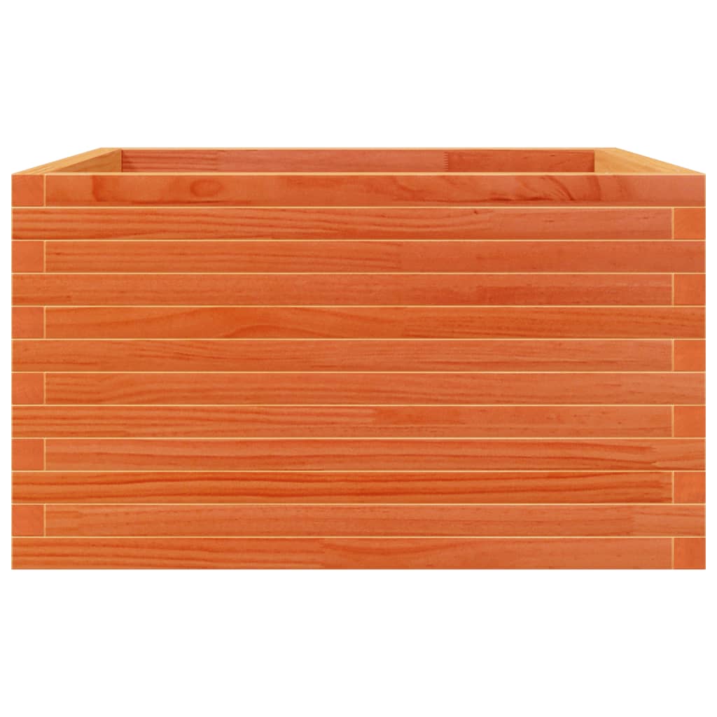 Plantenbak 80x80x45,5 cm massief grenenhout wasbruin is nu te koop bij PeponiXL, paradijselijk wonen!