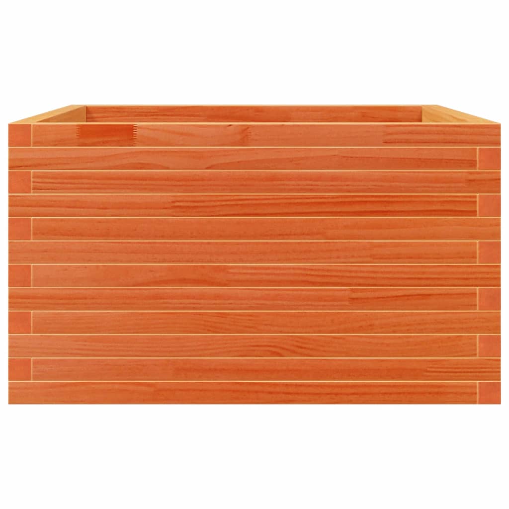 Plantenbak 80x80x45,5 cm massief grenenhout wasbruin is nu te koop bij PeponiXL, paradijselijk wonen!
