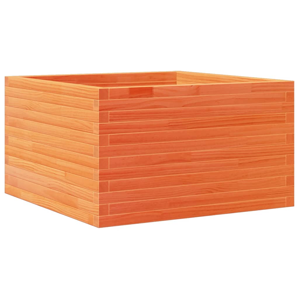 Plantenbak 80x80x45,5 cm massief grenenhout wasbruin is nu te koop bij PeponiXL, paradijselijk wonen!